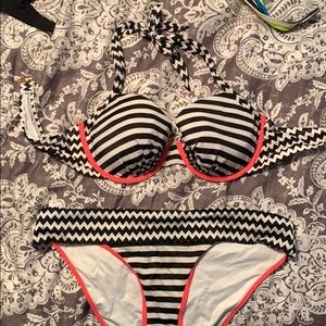 38D top, large bottoms,  Victoria secret